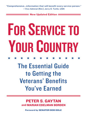 cover image of For Service to Your Country